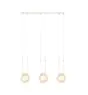 Emibig Suspension Luminaire Glam Acier Blanc | Convient pour 3x E14 - Max 10W