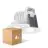 Voordeelpak 4x Ledvance LED Spot Adjust Aluminium Wit 8W 720lm 36D - 940 Koel Wit | Zaagmaat 68mm - IP20 - Beste Kleurweergave - Dimbaar