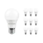 Voordeelpak 10x Noxion Lucent Classic LED E27 Peer Mat 4.9W 480lm - 827 Zeer Warm Wit | Vervangt 40W